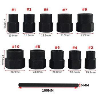 Extractors Wrenches Hex Bit Socket Adapter Sleeve Lug Nut Driver Connector 11pcs
Extractors Wrenches Hex Bit Socket Adapter Sleeve Lug Nut Driver Connector 11pcs