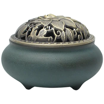 Classic Chinese Incense Burner Ceramic Small Green Incense Burner Living Room Queimador De Incenso Censer for Home BD50XX
Classic Chinese Incense Burner Ceramic Small Green Incense Burner Living Room Queimador De Incenso Censer for Home BD50XX