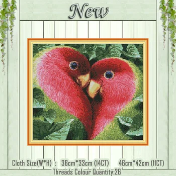 Love bird animal home decor painting counted printed on canvas DMC 14CT 11CT Cross Stitch Needlework Sets Chinese Embroidery kit
Love bird animal home decor painting counted printed on canvas DMC 14CT 11CT Cross Stitch Needlework Sets Chinese Embroidery kit