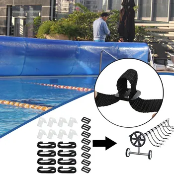 24 PC Swimming pool film collecting vehicle tied rope Pool Sun Visor Roll With Solar Bblanket Belt Kit for Ground Pool tie rope
24 PC Swimming pool film collecting vehicle tied rope Pool Sun Visor Roll With Solar Bblanket Belt Kit for Ground Pool tie rope