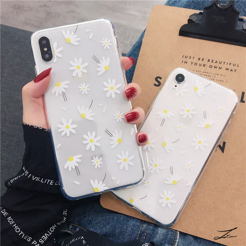 Transparent Silicone Phone Case For iPhone xsmax xr xs x 6s 6 7 8 Plus Floral Daisy Full Protection Thin Section
Transparent Silicone Phone Case For iPhone xsmax xr xs x 6s 6 7 8 Plus Floral Daisy Full Protection Thin Section
