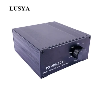 Lusya 4 Input 1 Output/ 1 Input 4 Output Two-way Lossless Audio Signal Switcher Switch Splitter Selector with RCA T1085
Lusya 4 Input 1 Output/ 1 Input 4 Output Two-way Lossless Audio Signal Switcher Switch Splitter Selector with RCA T1085