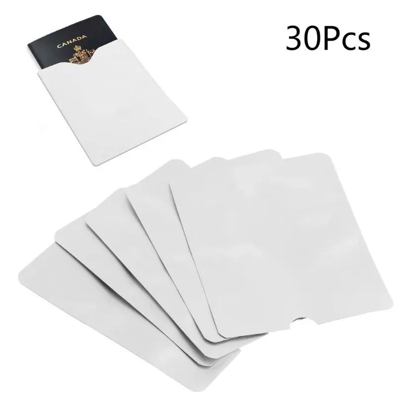 THINKTHENDO 5Pcs/Lot Passport Secure Sleeve Holder Anti Scan RFID Blocking Protector Cover
THINKTHENDO 5Pcs/Lot Passport Secure Sleeve Holder Anti Scan RFID Blocking Protector Cover