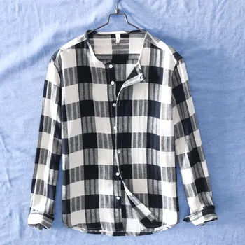 Linen Shirts Men Comfortable Breathable Natural Linen Casual Shirt 2020 NEW Plaid Shirt Classic Vintage Shirt
Linen Shirts Men Comfortable Breathable Natural Linen Casual Shirt 2020 NEW Plaid Shirt Classic Vintage Shirt