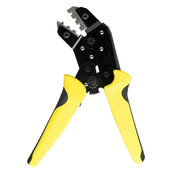 Insulated Cable Connectors Terminal Ratchet Crimping Tool Wire Pliers PVC Handle 190mm Length JA55
Insulated Cable Connectors Terminal Ratchet Crimping Tool Wire Pliers PVC Handle 190mm Length JA55