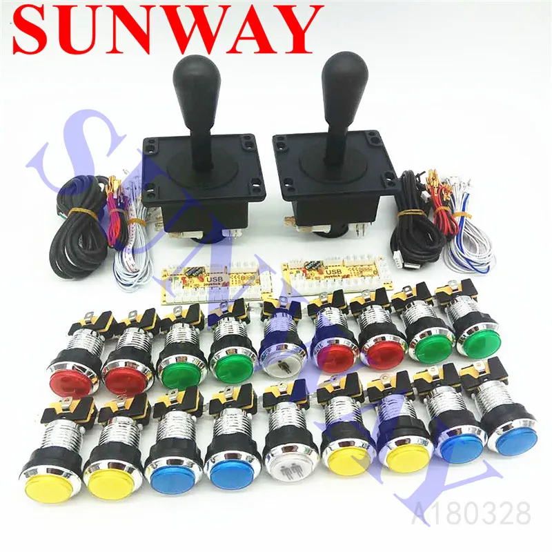 Classic Arcade Game Zero Delay USB Encoder 8 Way Classic Arcade Joystick led chrome plated illuminated Push Button DIY
Classic Arcade Game Zero Delay USB Encoder 8 Way Classic Arcade Joystick led chrome plated illuminated Push Button DIY