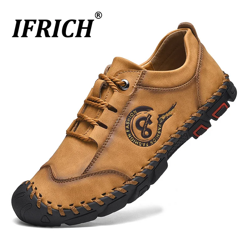 Ifrich 2019 Youth Casual Shoes For Men Black Pu Leather Men Sneakers Hand Made Mens Casual Footwear Rubber Sole Walking Shoes
Ifrich 2019 Youth Casual Shoes For Men Black Pu Leather Men Sneakers Hand Made Mens Casual Footwear Rubber Sole Walking Shoes