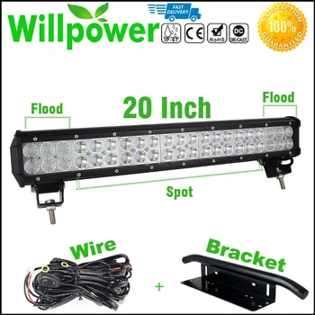 Offroad Off Road 20" inch 126W LED Work Light Bar Combo Car Truck Tractor SUV 4x4 Boat 4WD Quad ATV Driving Lamp 12V 24V Wire
Offroad Off Road 20" inch 126W LED Work Light Bar Combo Car Truck Tractor SUV 4x4 Boat 4WD Quad ATV Driving Lamp 12V 24V Wire