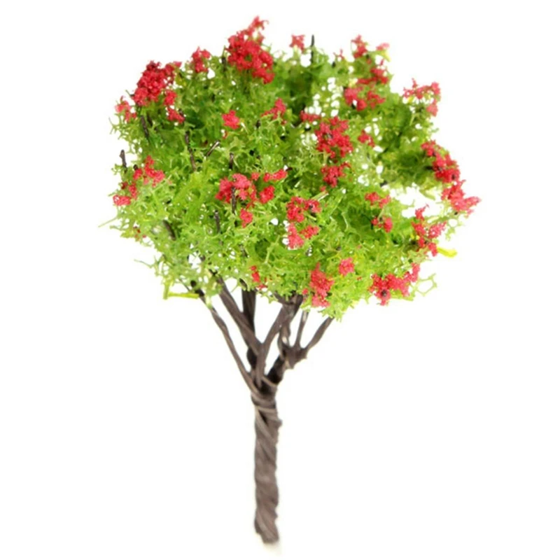 Фото Сафлоровое дерево миниатюрный кукольный домик Декор горшков мох - купить