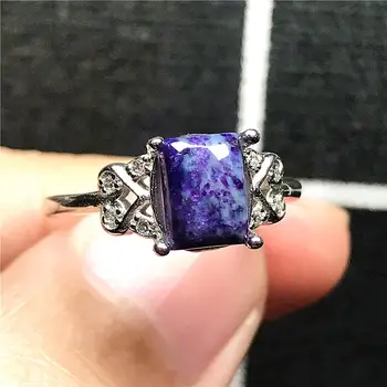 7.5mm Natural Purple Sugilite Ring Jewelry For Woman Man 925 Silver Anticancer Stone Bead Crystal Fashion Adjustable Ring AAAAA
7.5mm Natural Purple Sugilite Ring Jewelry For Woman Man 925 Silver Anticancer Stone Bead Crystal Fashion Adjustable Ring AAAAA