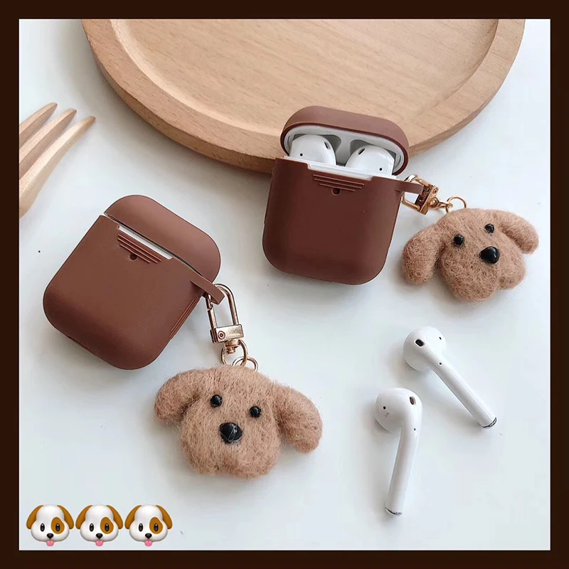 Мягкий силиконовый чехол для беспроводных наушников Apple AirPods 1 2|Аксессуары