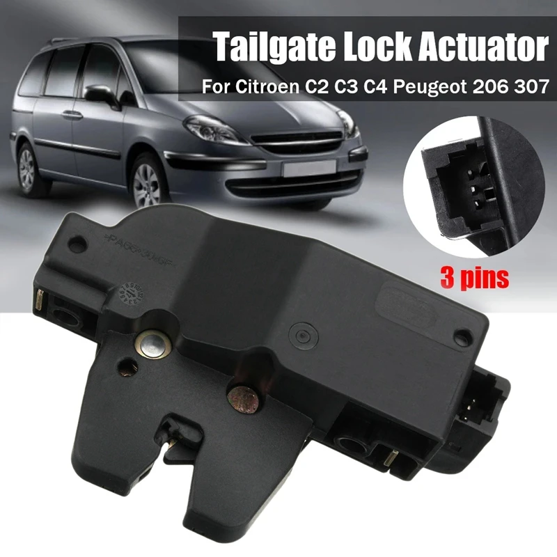 

Tailgate Central Lock Actuator for Citroen C3 C4 Picasso Peugeot 307 9646091580