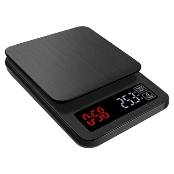 3000G / 0.1G Accuracy Digital Scale with Timer for Kitchen, Cooking, Baking, Coffee, Tea, Flour Scale 
3000G / 0.1G Accuracy Digital Scale with Timer for Kitchen, Cooking, Baking, Coffee, Tea, Flour Scale