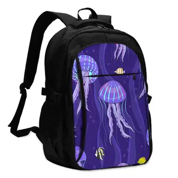 Backpack USB Charge Women Backpack Sea Jellyfish Purple Student Backpack Letters Print School Bag Teenager Girls Backpack
Backpack USB Charge Women Backpack Sea Jellyfish Purple Student Backpack Letters Print School Bag Teenager Girls Backpack