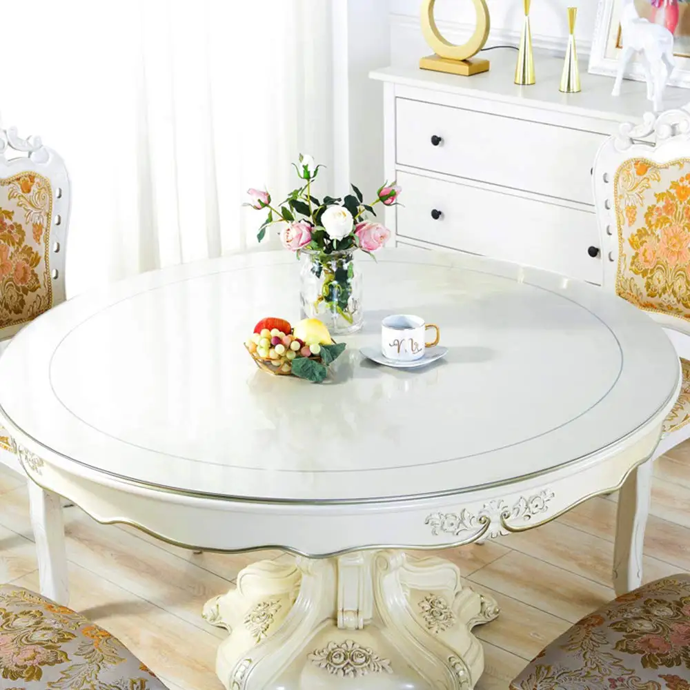 Withme PVC Round tablecloth transparent waterproof with kitchen pattern oil-proof tablecloth Tableware glass soft cloth 1.0mm
Withme PVC Round tablecloth transparent waterproof with kitchen pattern oil-proof tablecloth Tableware glass soft cloth 1.0mm