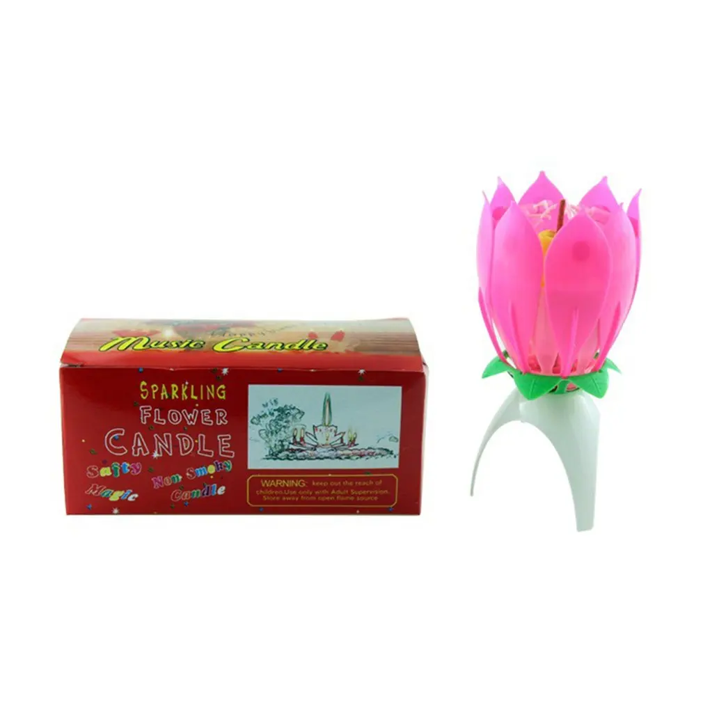 Fashion Lotus Flower Festival Birthday Cake Decorative Music Candles Fashion Modeling Automatic Flowering No Pollution
Fashion Lotus Flower Festival Birthday Cake Decorative Music Candles Fashion Modeling Automatic Flowering No Pollution