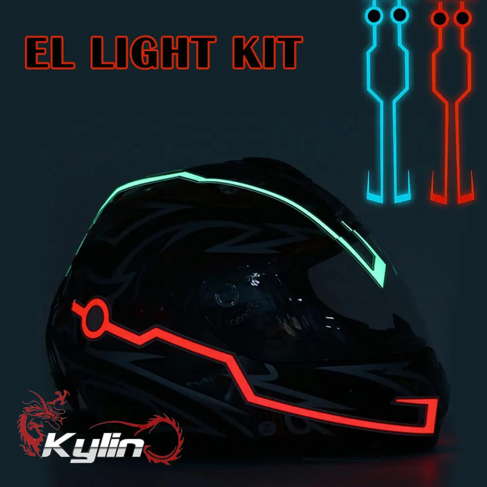 Motorcycle Helmet Light Strip EL Cold LED DIY Multi-mode Lighting Safety Reflective Night Signal Luminous for Universal Size
Motorcycle Helmet Light Strip EL Cold LED DIY Multi-mode Lighting Safety Reflective Night Signal Luminous for Universal Size