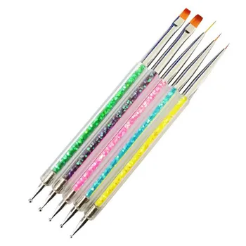 5 Pcs DIY Nails Acrylic Nail Brush Lacquer Pen Tools Nail Polish Pen Design Dotting Design Brush Set DIY Nails Tools 
5 Pcs DIY Nails Acrylic Nail Brush Lacquer Pen Tools Nail Polish Pen Design Dotting Design Brush Set DIY Nails Tools