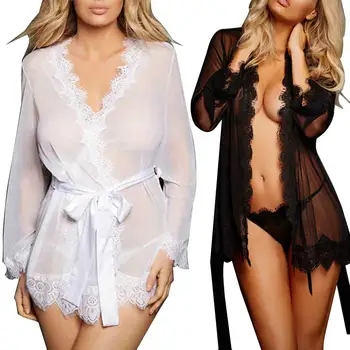 New Nightgowns Sexy Sleepwear Maxi Lace Robe Long Bathrobe Women Dressing Gown Nightgown Babydoll Bath Nightwear
New Nightgowns Sexy Sleepwear Maxi Lace Robe Long Bathrobe Women Dressing Gown Nightgown Babydoll Bath Nightwear