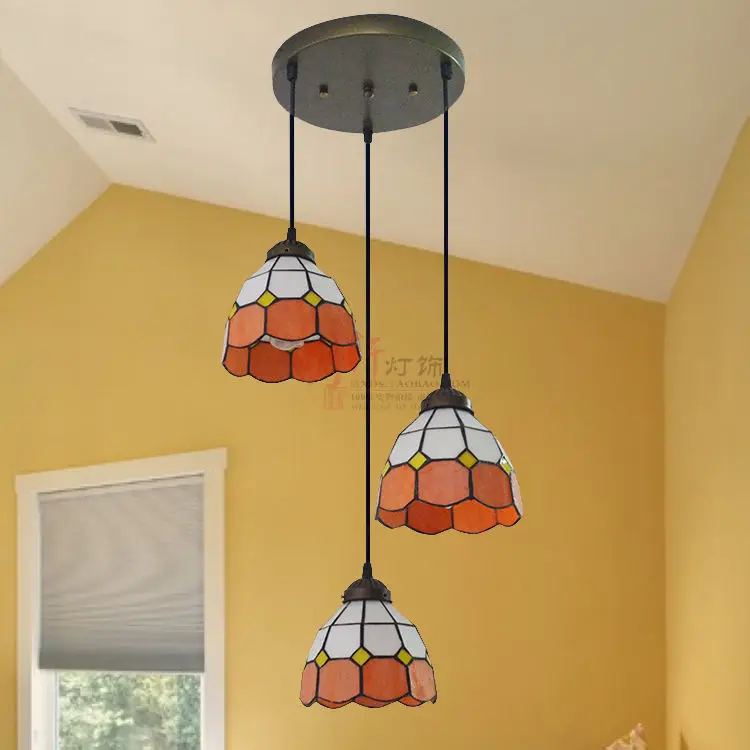 Tiffany Mediterranean Style Staircase Stained Glass Pendant Light Bar Restaurant Droplight Drop luminaria pendente
Tiffany Mediterranean Style Staircase Stained Glass Pendant Light Bar Restaurant Droplight Drop luminaria pendente