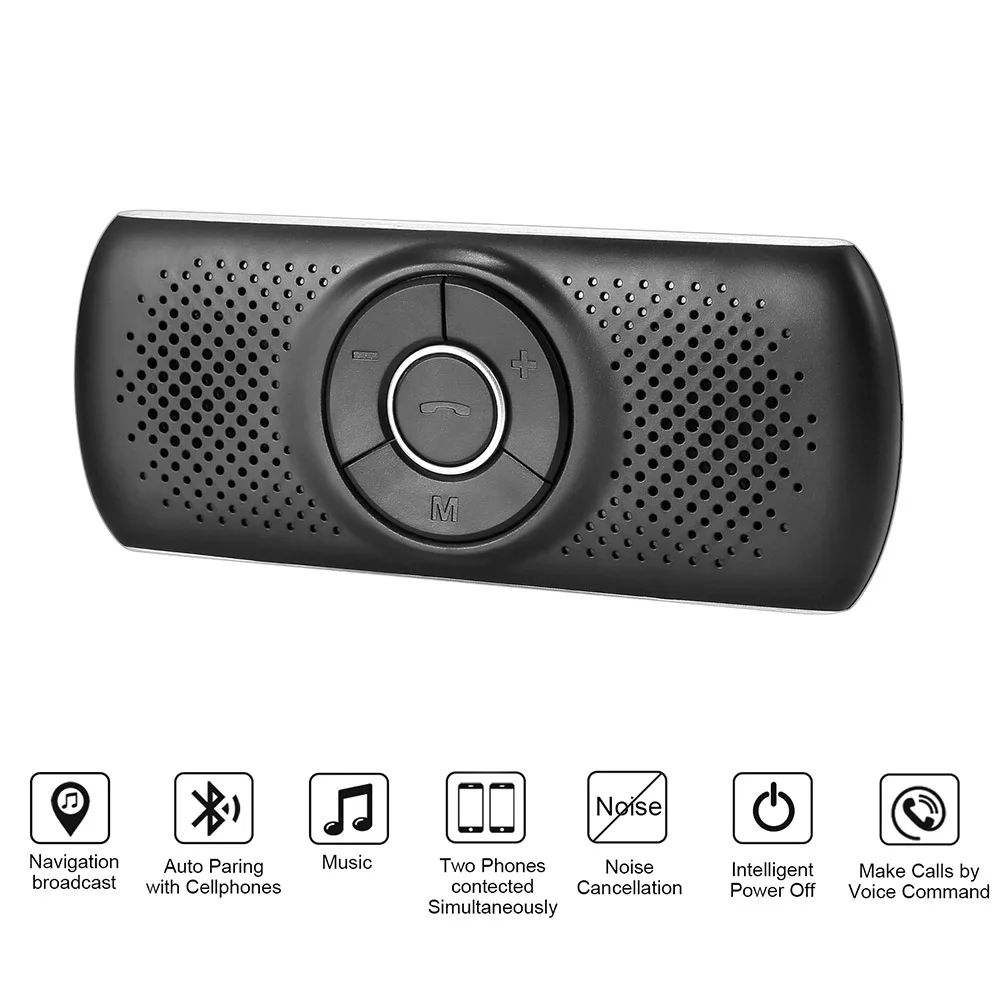 Kit Bluetooth Auto Wireless Bluetooth Car Kit Set Handsfree Speakerphone Multipoint Sun Visor Speaker For Phone Smartphones
Kit Bluetooth Auto Wireless Bluetooth Car Kit Set Handsfree Speakerphone Multipoint Sun Visor Speaker For Phone Smartphones