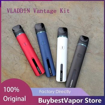 Original E-cig Kit VLADDIN Vantage Pod Starter Kit inbuilt 700mAh Battery with 1.6ml Refillable Pod & 0.8ohm and 1.2ohm Coils
Original E-cig Kit VLADDIN Vantage Pod Starter Kit inbuilt 700mAh Battery with 1.6ml Refillable Pod & 0.8ohm and 1.2ohm Coils