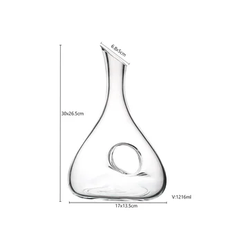 High-quality lead-free crystal stem glass European-style oblique mouth tall wine pot
High-quality lead-free crystal stem glass European-style oblique mouth tall wine pot