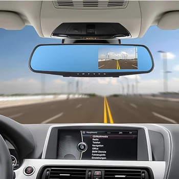 High Quality 4.3'' HD Dual Lens Car DVR Dash Cam Front And Rear Mirror Camera Video Tachograph Cam Driving Recorder
High Quality 4.3'' HD Dual Lens Car DVR Dash Cam Front And Rear Mirror Camera Video Tachograph Cam Driving Recorder