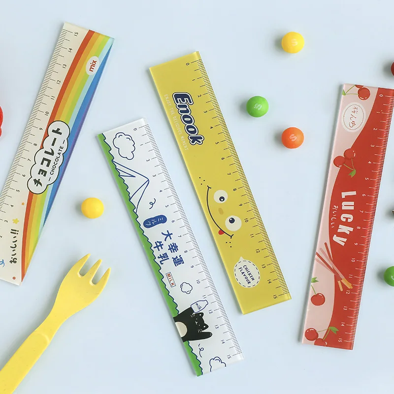 15cm Creative Kawaii Study Time Color Ruler Multifunction Drawing Rulers for Kids Students Office School Stationery Supplies New
15cm Creative Kawaii Study Time Color Ruler Multifunction Drawing Rulers for Kids Students Office School Stationery Supplies New