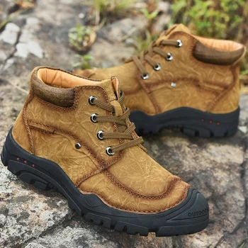 Autuspin Retro Men's Boots Classic Western Style Leisure Shoes Men Fashion Genuine Leather Warm Plush Winter Boot Casual Shoes
Autuspin Retro Men's Boots Classic Western Style Leisure Shoes Men Fashion Genuine Leather Warm Plush Winter Boot Casual Shoes