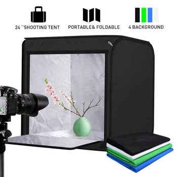 40/60cm Lightbox Folding Photo Studio Photography Box Dimmable Portable Photo Lighting Studio Shooting Tent Kit 4Pcs Backdrops
40/60cm Lightbox Folding Photo Studio Photography Box Dimmable Portable Photo Lighting Studio Shooting Tent Kit 4Pcs Backdrops