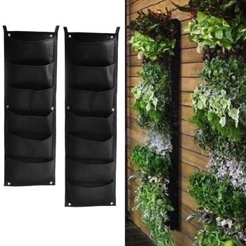 6/7/9 Pockets Wall Hanging Planting Bags Green Plant Grow Planter Vertical Garden Living Bag Garden Supplies Bags
6/7/9 Pockets Wall Hanging Planting Bags Green Plant Grow Planter Vertical Garden Living Bag Garden Supplies Bags
