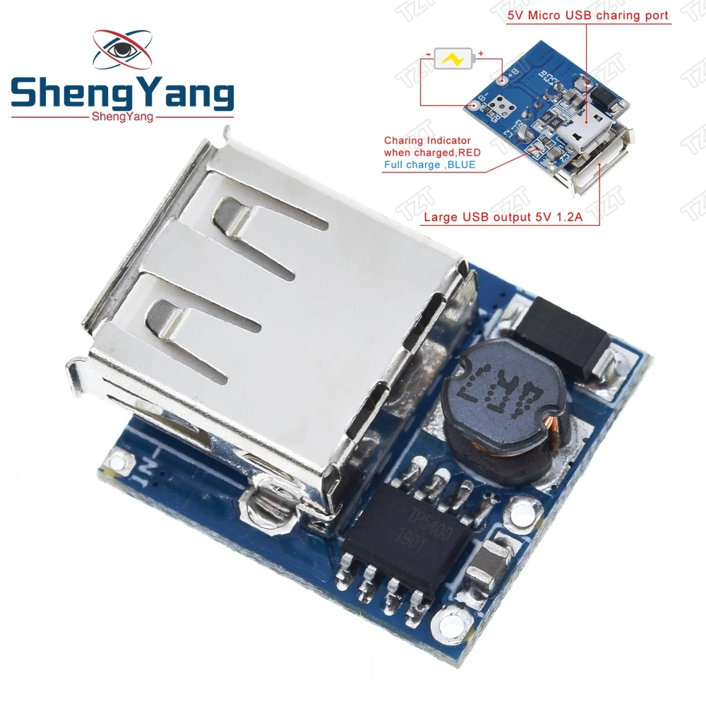 5V Lithium Battery Charger Step Up Protection Board Boost Power Module Micro USB Li-Po Li-ion 18650 Power Bank Charger Board DIY
5V Lithium Battery Charger Step Up Protection Board Boost Power Module Micro USB Li-Po Li-ion 18650 Power Bank Charger Board DIY