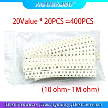 20Value * 20PCS =400PCS 0805 SMD Resistor Kit 1% 1/8W (10ohm~1Mohm) component diy samples kit new and original
20Value * 20PCS =400PCS 0805 SMD Resistor Kit 1% 1/8W (10ohm~1Mohm) component diy samples kit new and original