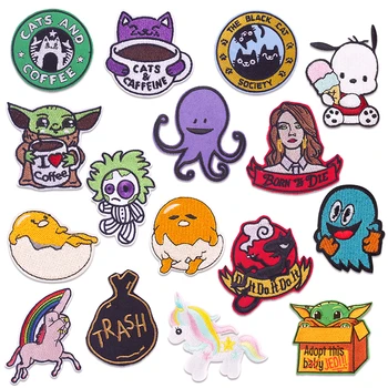 Cartoon Cute Elements Embroidered Patches for Clothing Stickers Yoda Iron On Pathes On Clothes Stripe Clothing Embroidery Patch
Cartoon Cute Elements Embroidered Patches for Clothing Stickers Yoda Iron On Pathes On Clothes Stripe Clothing Embroidery Patch