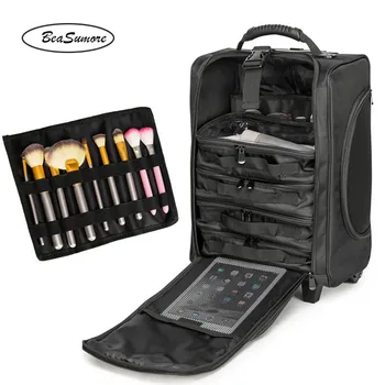 BeaSumore Multifunction Oxford rolling luggage Toolbox Spinner women suitcase Wheels Women trolley 20 inch Cosmetic case
BeaSumore Multifunction Oxford rolling luggage Toolbox Spinner women suitcase Wheels Women trolley 20 inch Cosmetic case