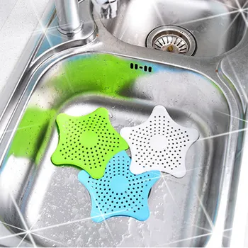 3 Color Creative Five-pointed Star PVC Filter Waste Strainer Filter Kitchen Bathroom Sewer Sink Drain Catcher Cover Hair Catcher
3 Color Creative Five-pointed Star PVC Filter Waste Strainer Filter Kitchen Bathroom Sewer Sink Drain Catcher Cover Hair Catcher