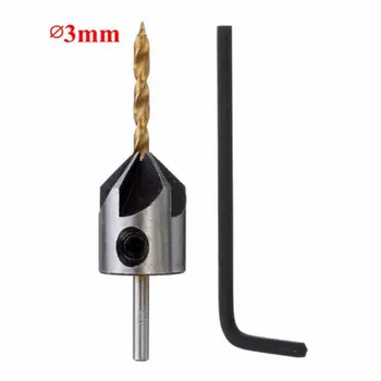 3mm-10mm Durable Use HSS 5 Flute Countersink Wood Drill Bit+Quick Change Hex Shank Screw Countersink Drill + Wrench
3mm-10mm Durable Use HSS 5 Flute Countersink Wood Drill Bit+Quick Change Hex Shank Screw Countersink Drill + Wrench