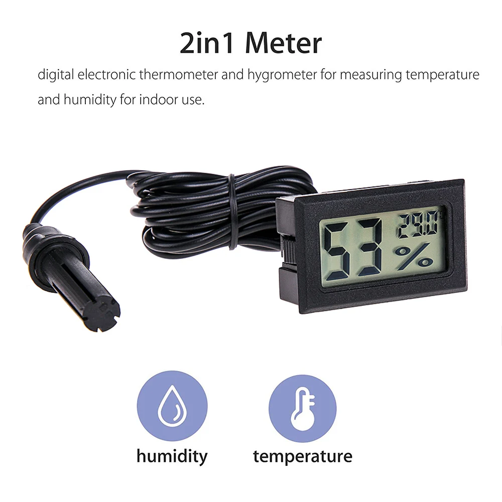 Shop Generic Digital Mini Aquarium Thermometer Hygrometer Convenient