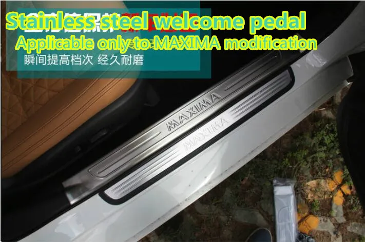 Welcome pedal is only suitable for Nissan MAXIMA refitting, Welcome pedal decorative stripe refitting special accessories
Welcome pedal is only suitable for Nissan MAXIMA refitting, Welcome pedal decorative stripe refitting special accessories