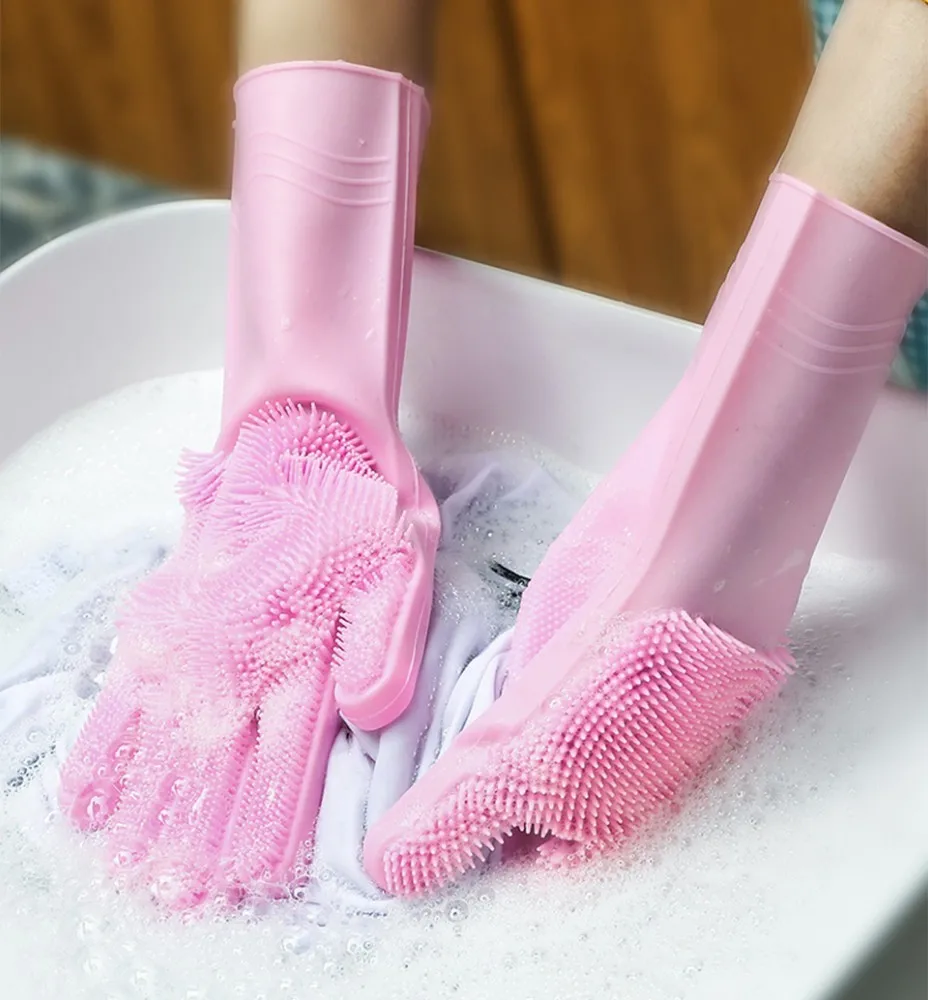 Brush Gloves a pair of Dishwashing Cleaning Gloves Magic Rubber Washing Glove for Household Scrubber Kitchen Clean Tool Scrub
Brush Gloves a pair of Dishwashing Cleaning Gloves Magic Rubber Washing Glove for Household Scrubber Kitchen Clean Tool Scrub