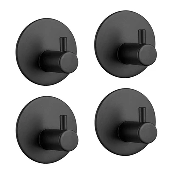 Sticky hook, self-adhesive black wall-mounted hook, super heavy duty stainless steel hook, no drill, no screw, waterproof, sui
Sticky hook, self-adhesive black wall-mounted hook, super heavy duty stainless steel hook, no drill, no screw, waterproof, sui