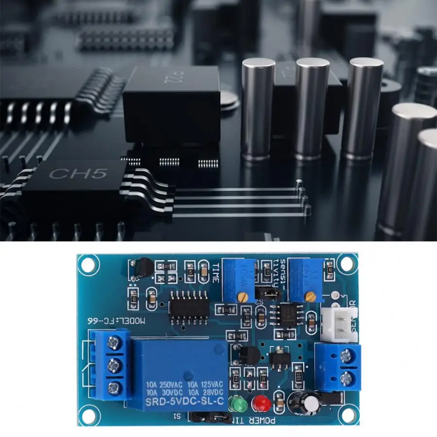 DC 5V/12V/24V светильник переключатель управления реле фоторезистора модуль датчик