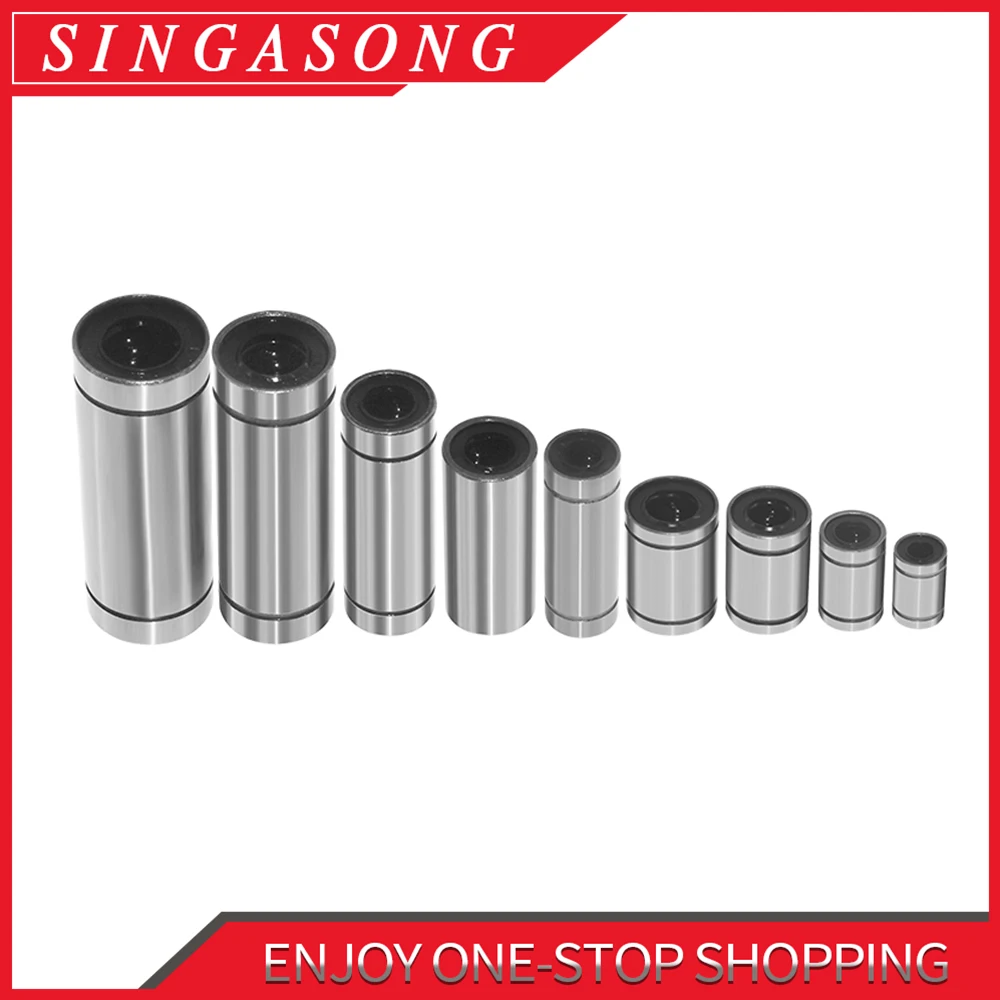Swmaker Pcs Solid Polymer Lm8Uu Linear Bearings Bushing Lm8Luu 8Mm 8*15*45 M New