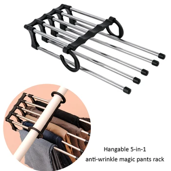 Adjustable Trouser Storage Rack Tie Shawl Rack Belt Scarf Neckties Hanger Holder Multifunctional Closet Organizer
Adjustable Trouser Storage Rack Tie Shawl Rack Belt Scarf Neckties Hanger Holder Multifunctional Closet Organizer