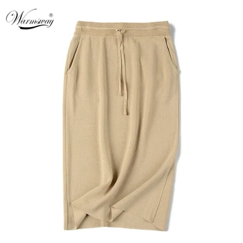 2020 Fall Winter Women Fashion drawstring skirt Slim High Waist Post-split Ladies Mid-Calf Casual Knitted Pencil skirt C-114
2020 Fall Winter Women Fashion drawstring skirt Slim High Waist Post-split Ladies Mid-Calf Casual Knitted Pencil skirt C-114