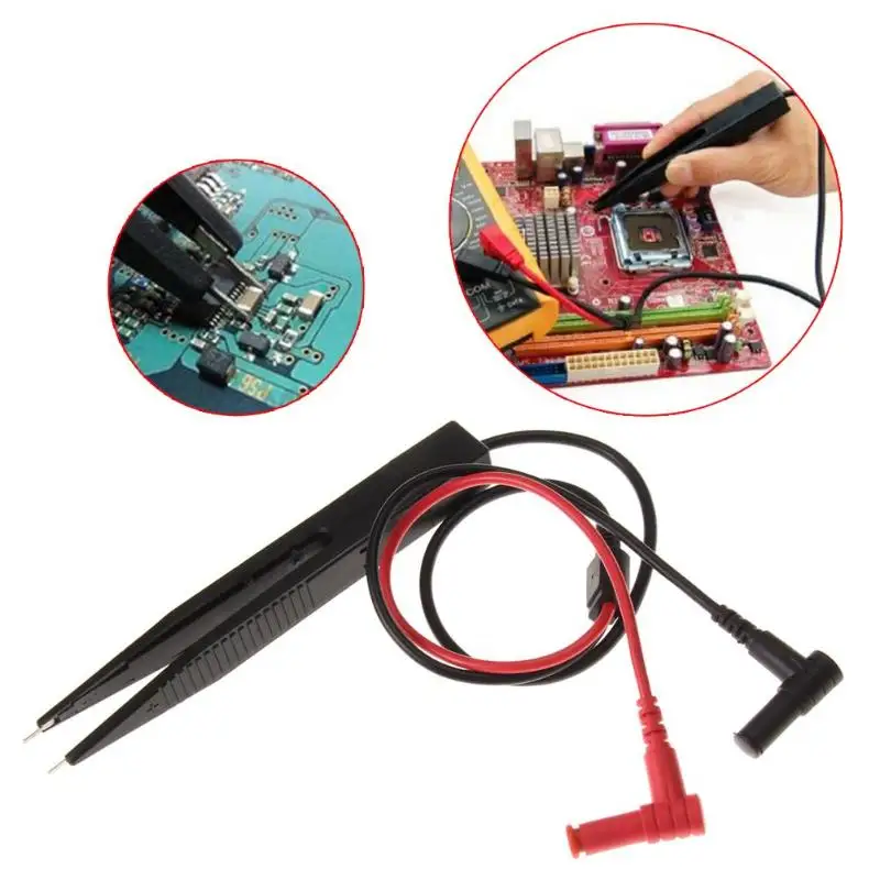Hot Sale New SMD Inductor Test Clip Probe Tweezers for Resistor Multimeter Capacitor for Home
Hot Sale New SMD Inductor Test Clip Probe Tweezers for Resistor Multimeter Capacitor for Home