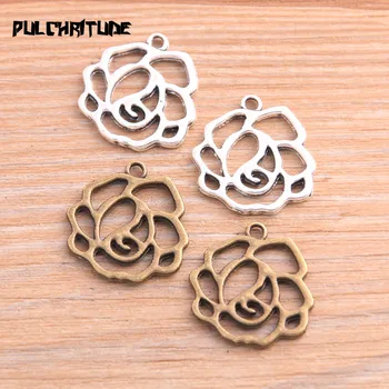 PULCHRITUDE 10pcs 21*23mm 2020 New Product Two Color Hollow Flower Charms Plant Pendant Jewelry Metal Alloy Jewelry Marking
PULCHRITUDE 10pcs 21*23mm 2020 New Product Two Color Hollow Flower Charms Plant Pendant Jewelry Metal Alloy Jewelry Marking