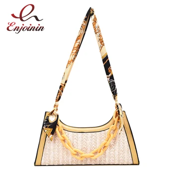 Scarf Shoulder Strap Design Messenger Bag Special Chain Shoulder Bag Women Handbag Women Travel Beach Handbag Lady Flap
Scarf Shoulder Strap Design Messenger Bag Special Chain Shoulder Bag Women Handbag Women Travel Beach Handbag Lady Flap