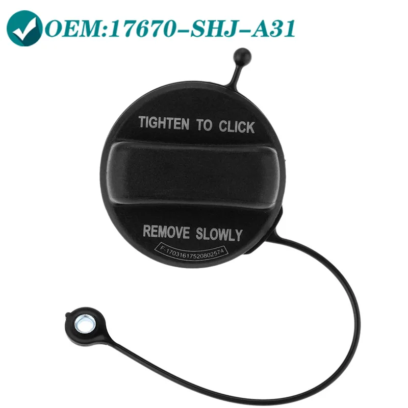 

17670-SHJ-A31 New Fuel Gas Petrol Filler Tank Cap Fit For Honda Accord CR-V Pilot Ridgeline S2000 for Acura TSX TL RSX MDX